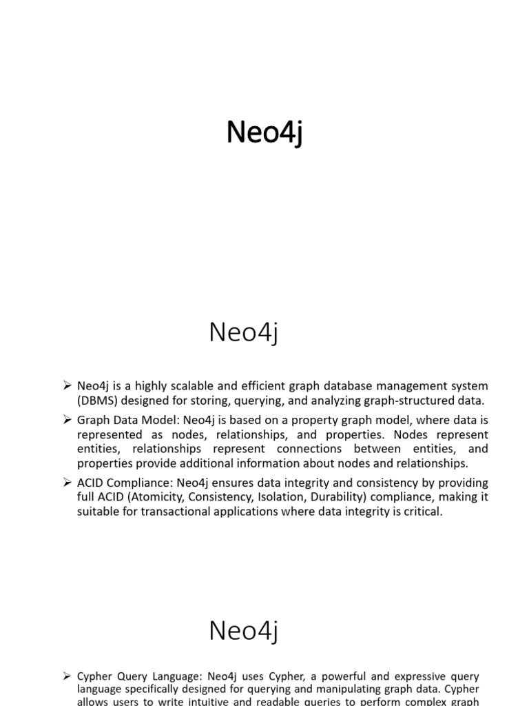 Neo 4 J | PDF
