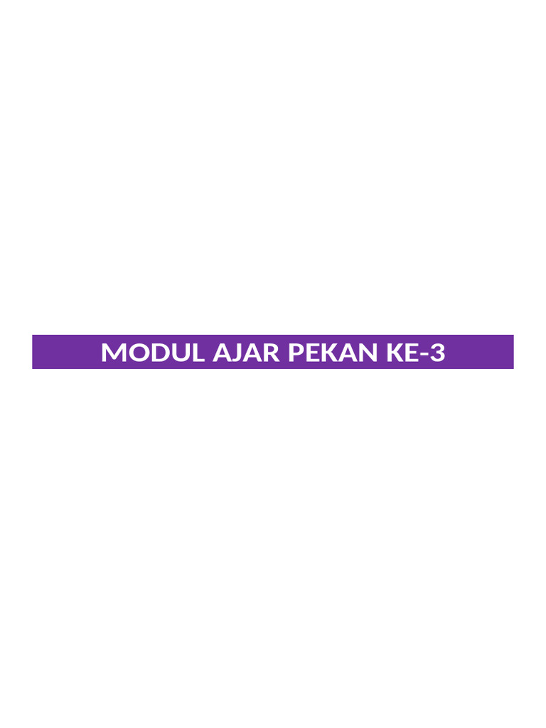 Bab 2 - Pekan Ke-3 Matematika | PDF
