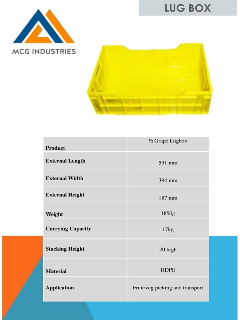 Technical Spec - OTH 6-11 - Lug Box-1 | PDF