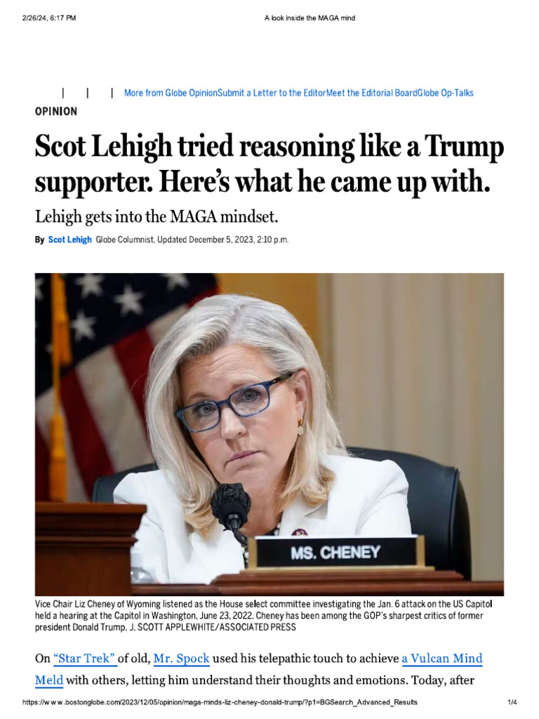 A Look Inside The Maga Mind Pdf