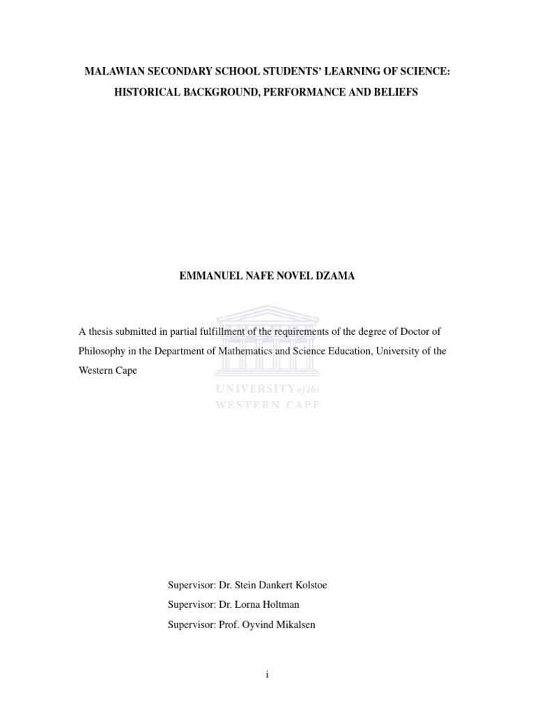 Malawi intelligence overview