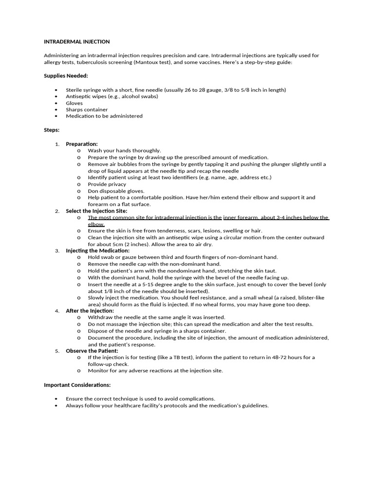 Parenteral Injection | PDF
