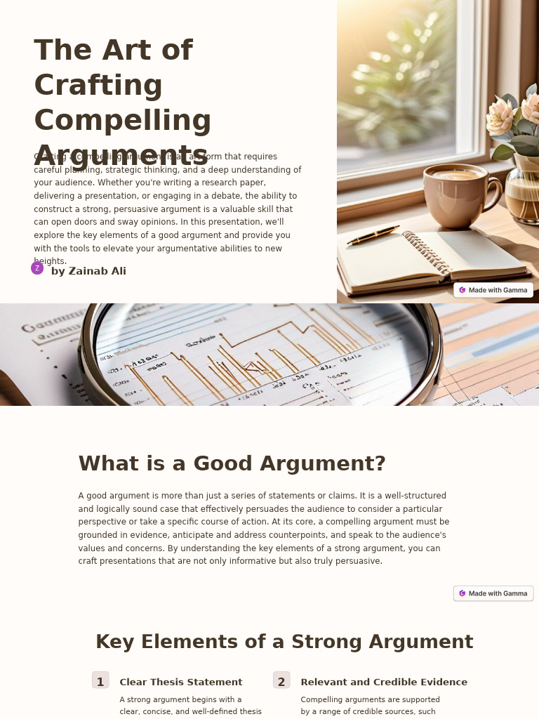 Argument Writing | PDF