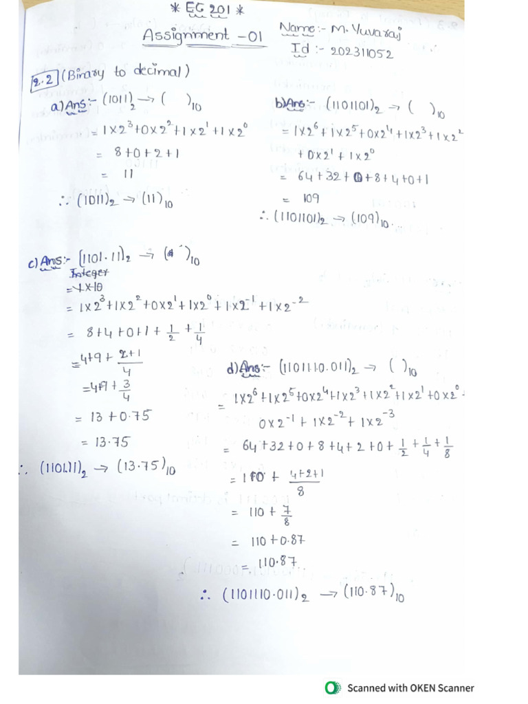 EC 201 Assignment-1 (202311052) | PDF