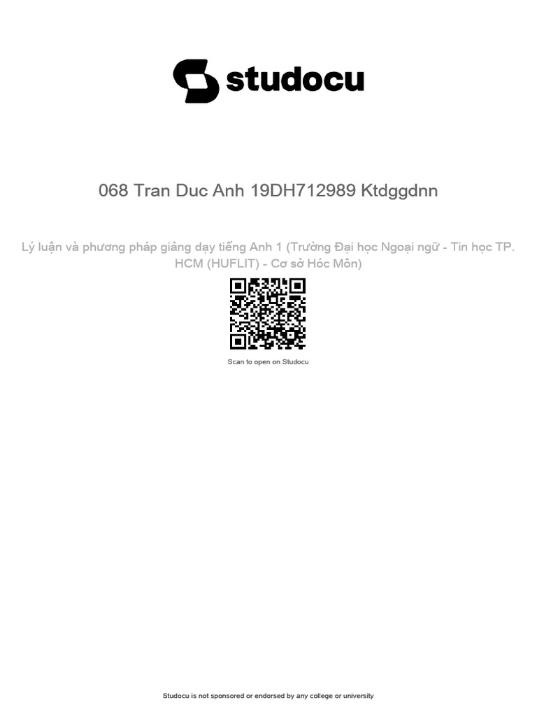 068 Tran Duc Anh 19dh712989 KTDGGDNN | PDF