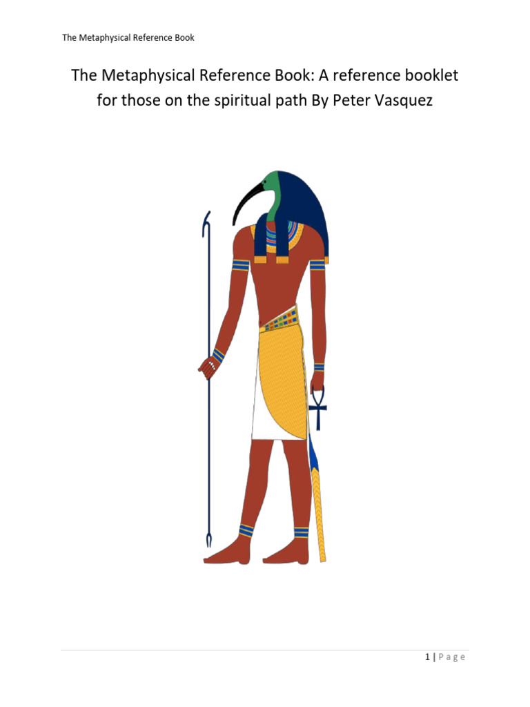 The Metaphysical Reference Book 3 PDF Free | PDF