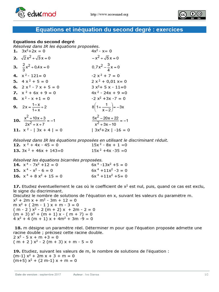 Chapitre 2 Exercices | PDF