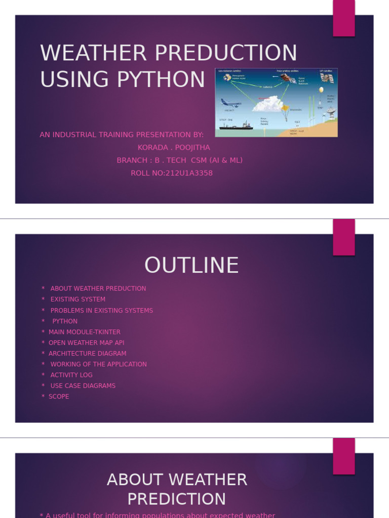 Weather Preduction | PDF