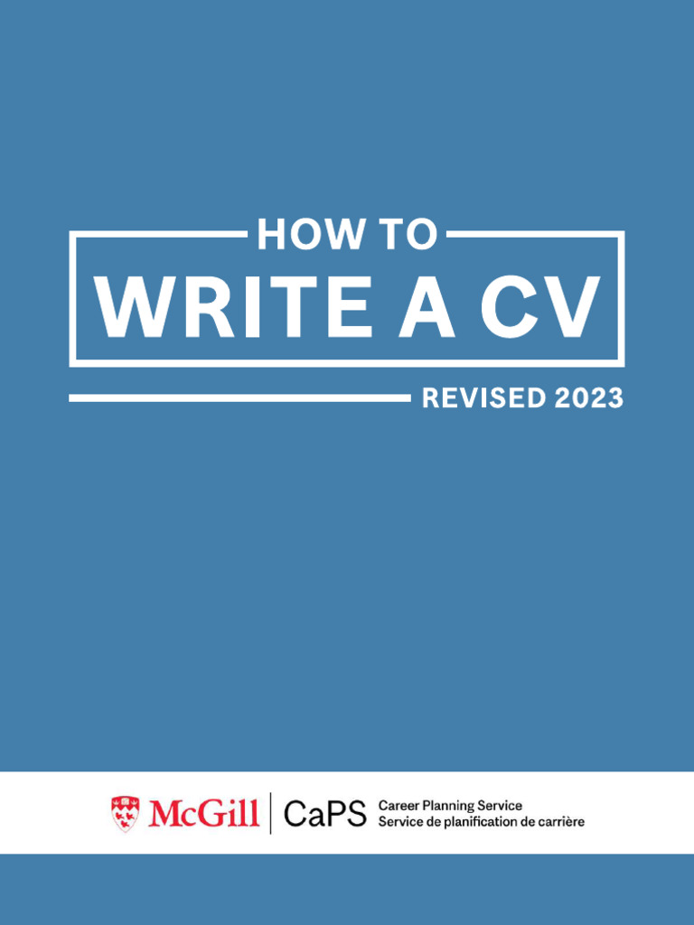 2023 Guide CV | PDF