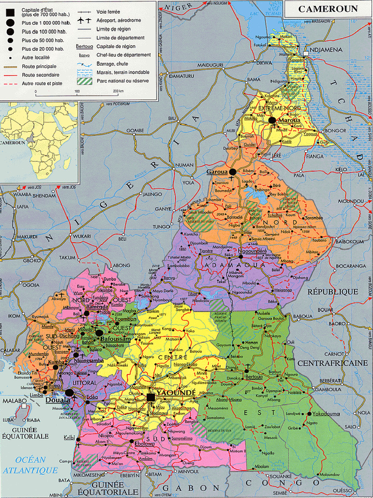 Carte Cameroun | PDF