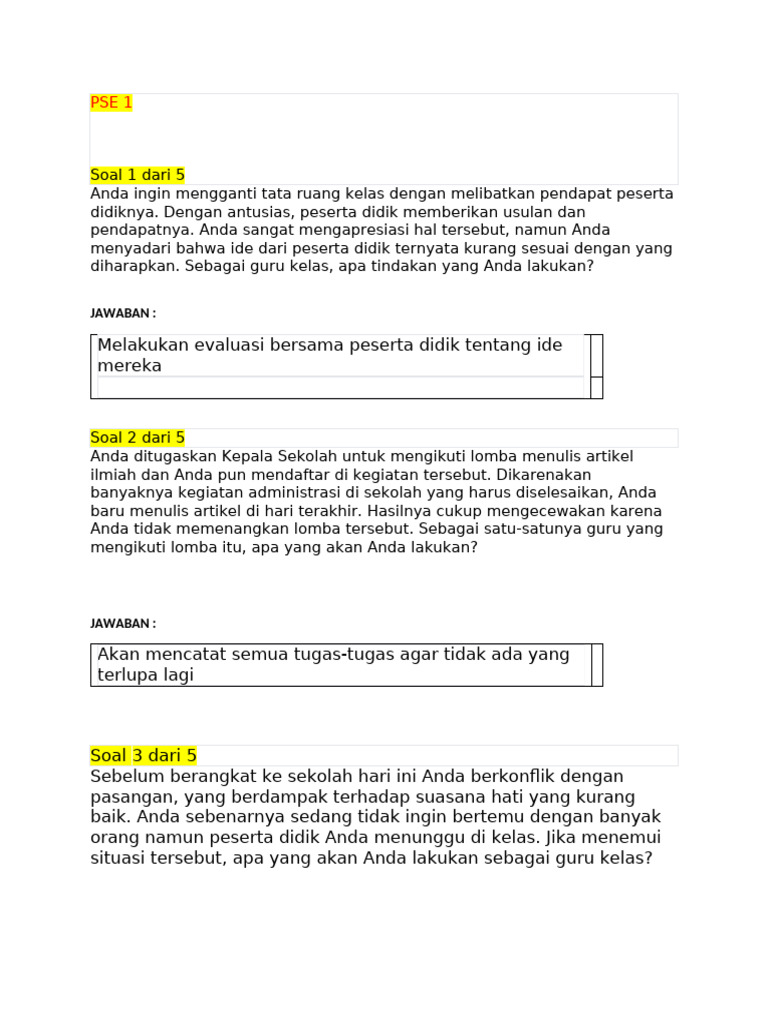 Jawaban Post Test Modul 2 | PDF