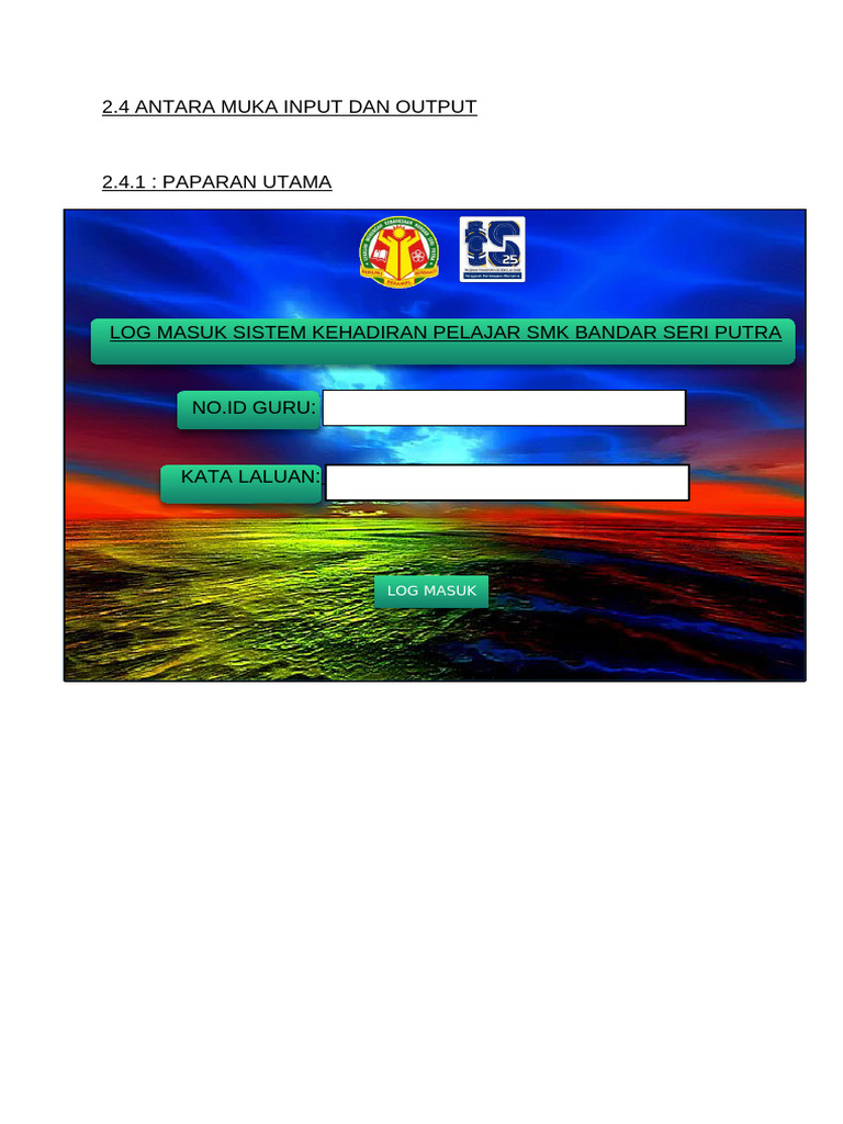 Input dan output pdf