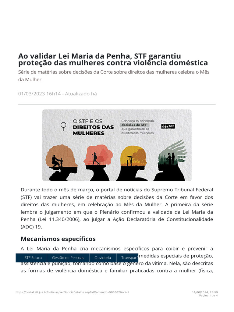 Supremo Tribunal Federal | PDF