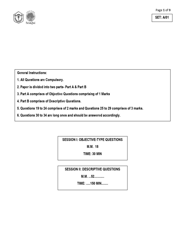 11 - Ent - Set A - Cmtems - 23-24 | PDF
