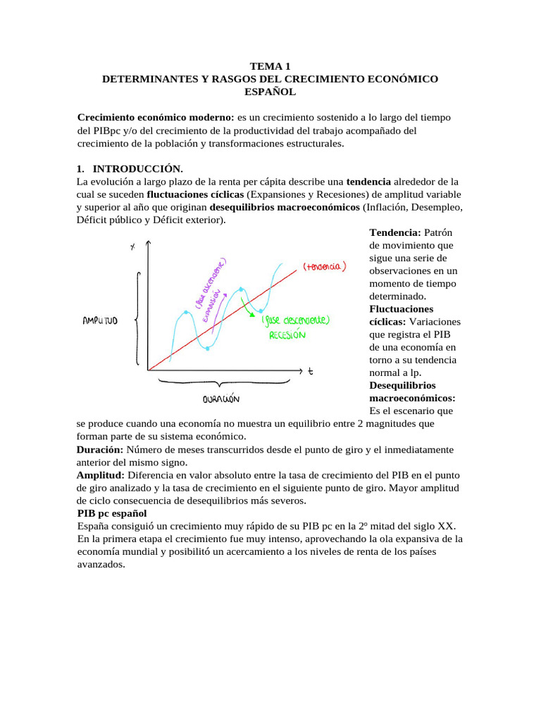 Crecimiento Económico Español | PDF | Economias | Finanças e ...