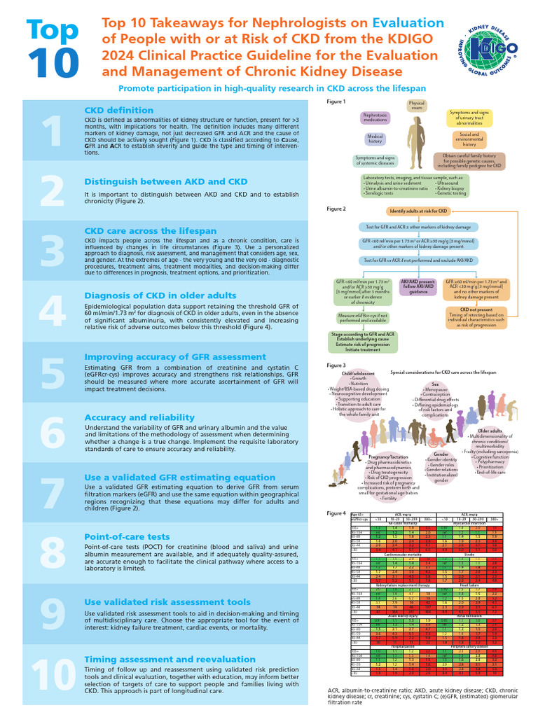KDIGO 2024 CKD Guideline Top 10 Takeaways For Nephrologists Evaluation ...