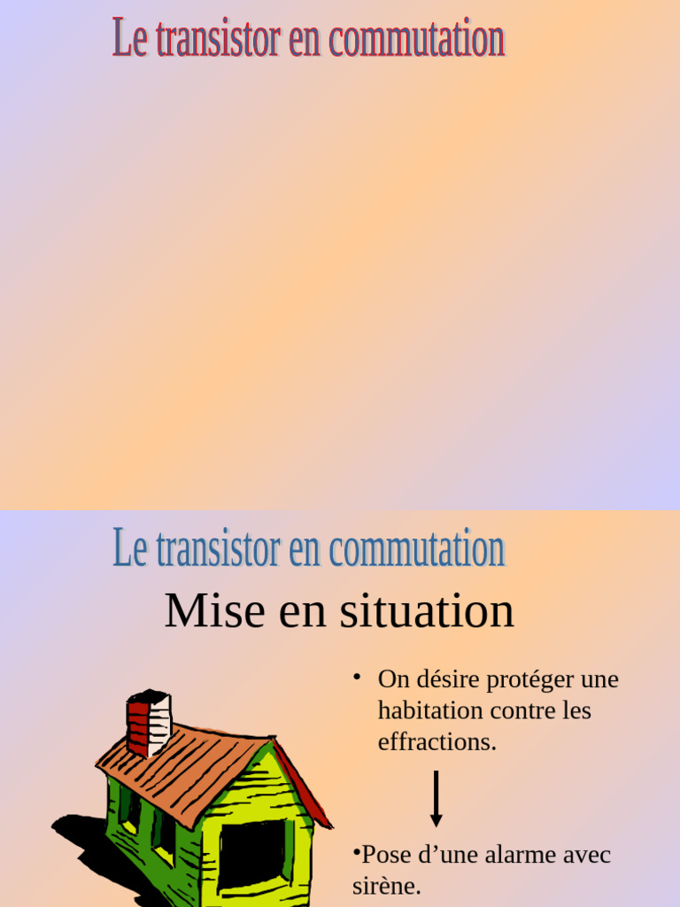 Le Transistor en Commutation | PDF