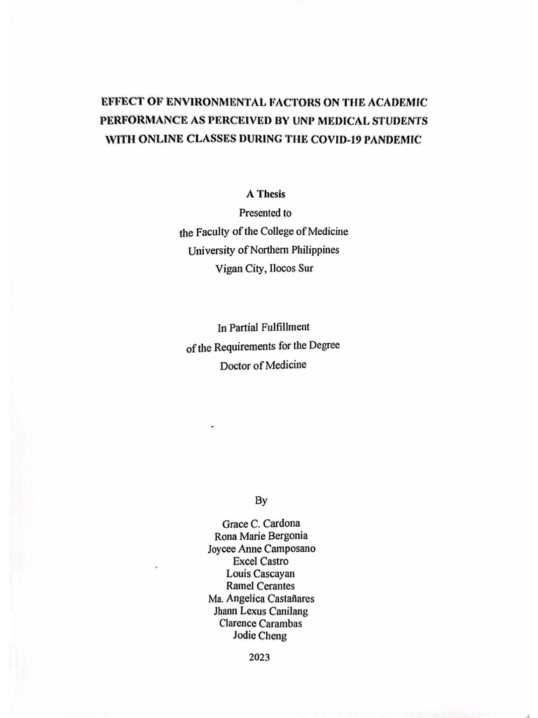 Thesis First 3 Pages | PDF