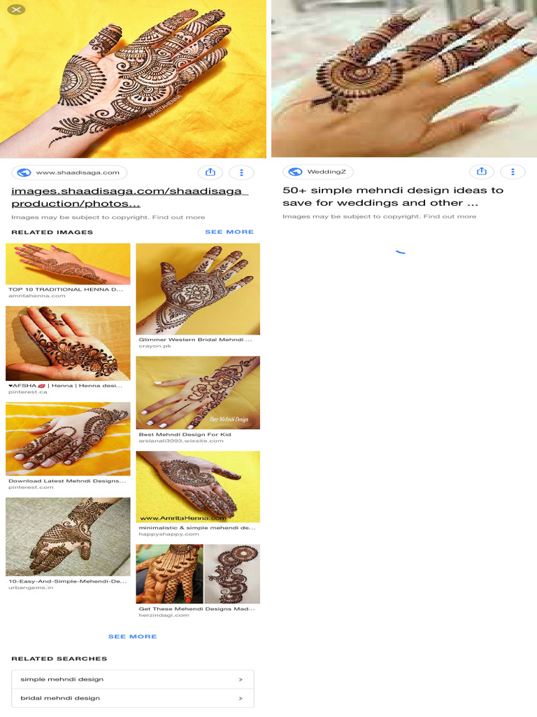 Mehndi - Google Search | PDF