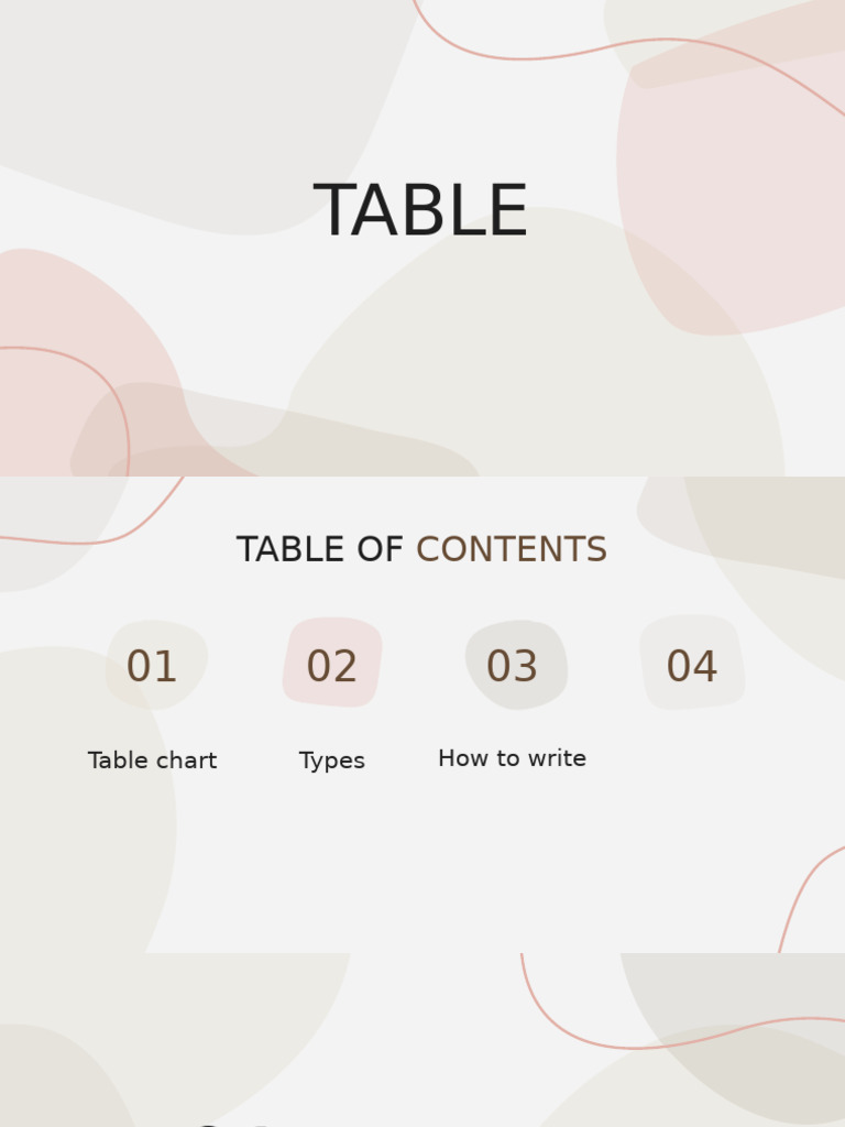 Table | PDF