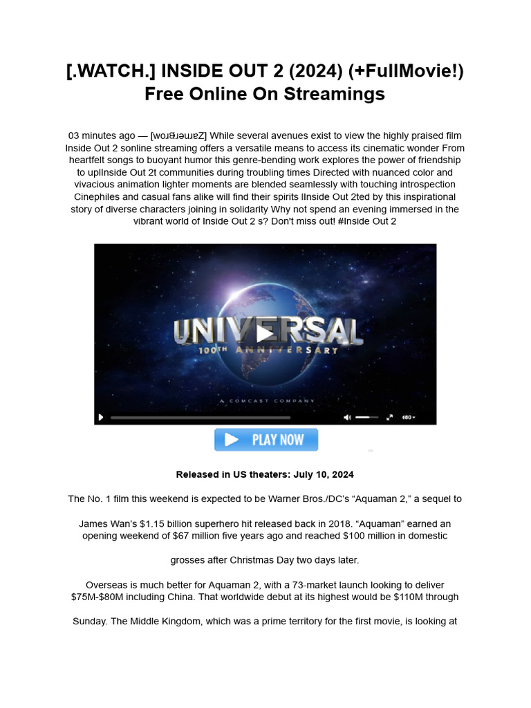 Inside Out 2 Full xx4 | PDF