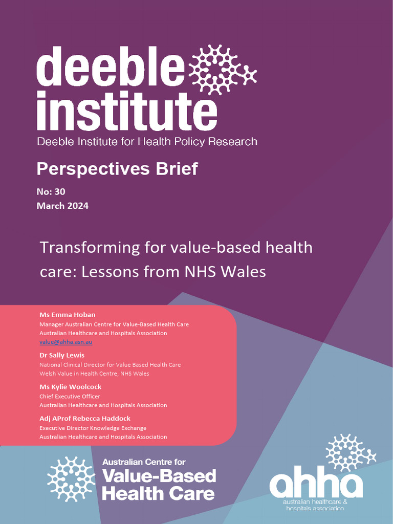 Value Based Healthcare | PDF