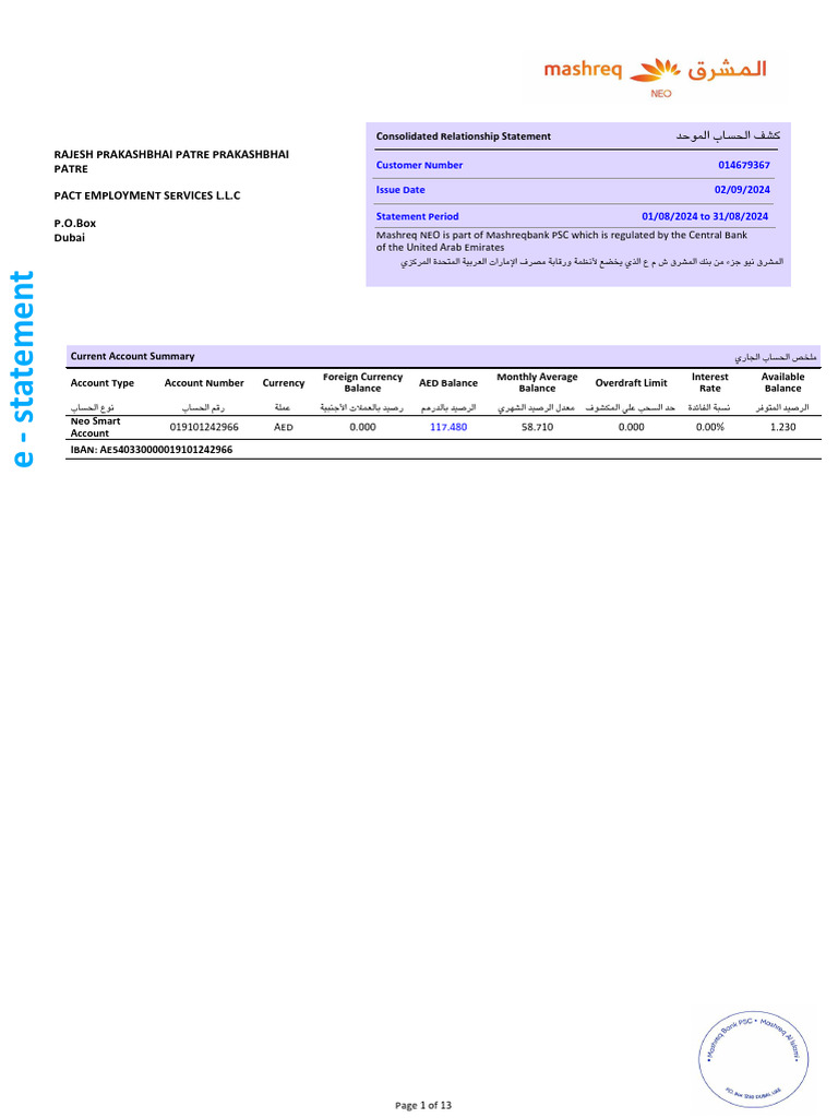 Estatement - 02 Sep 2024 - 1727682385440 | PDF