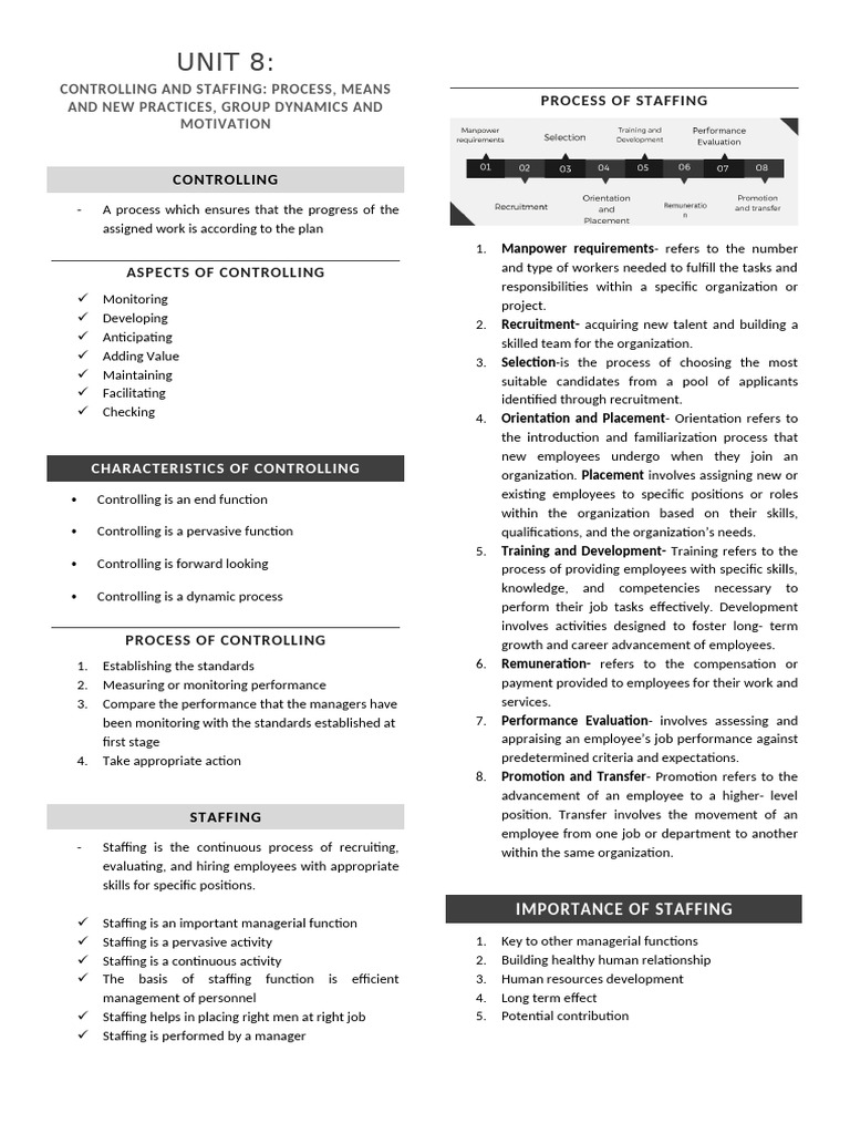 BSMA - Unit 8 | PDF