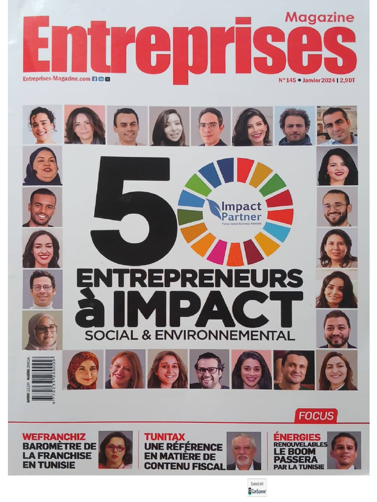 EM - Janv 2024 - 50 Entrepreneurs À Impact | PDF