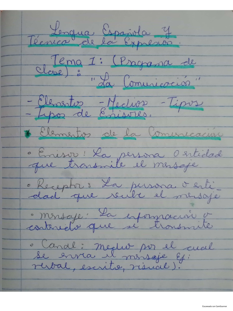 Tema I Programa de Clase | PDF