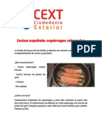Cocina Española: Espárragos Rebozados