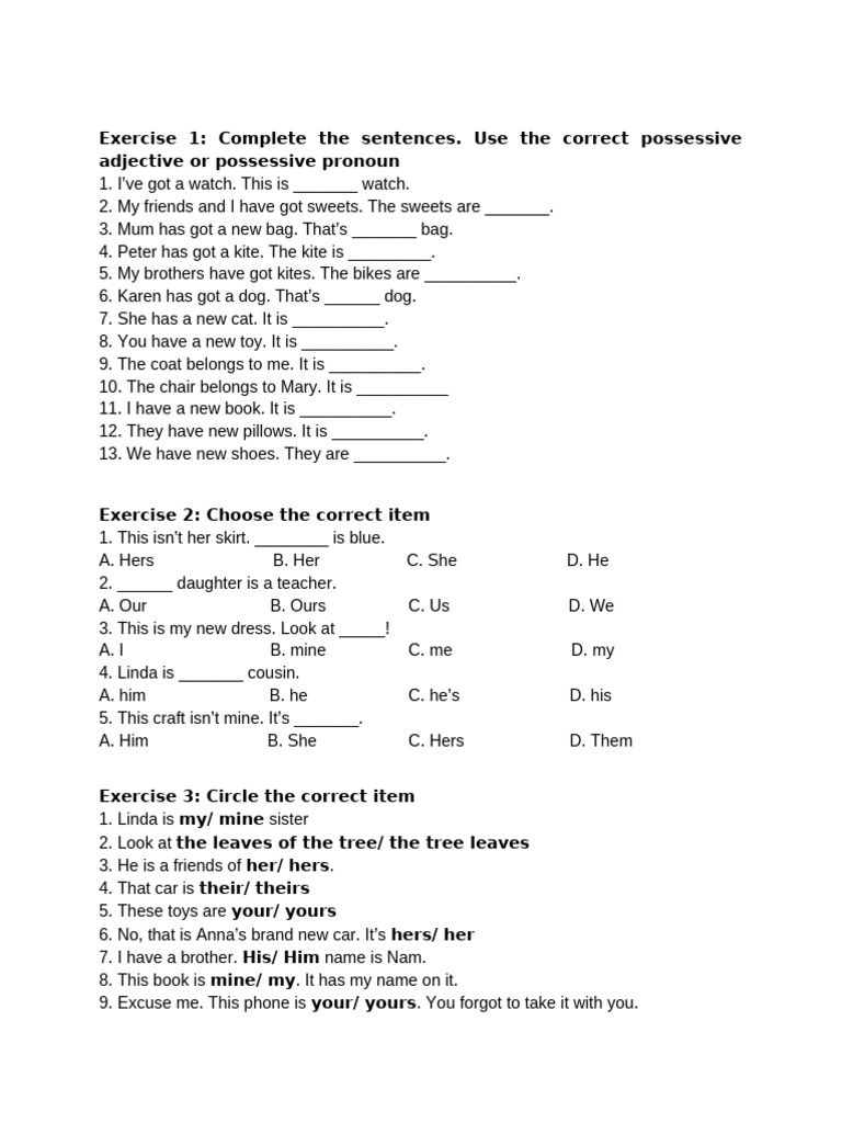 Exercise 1 | PDF