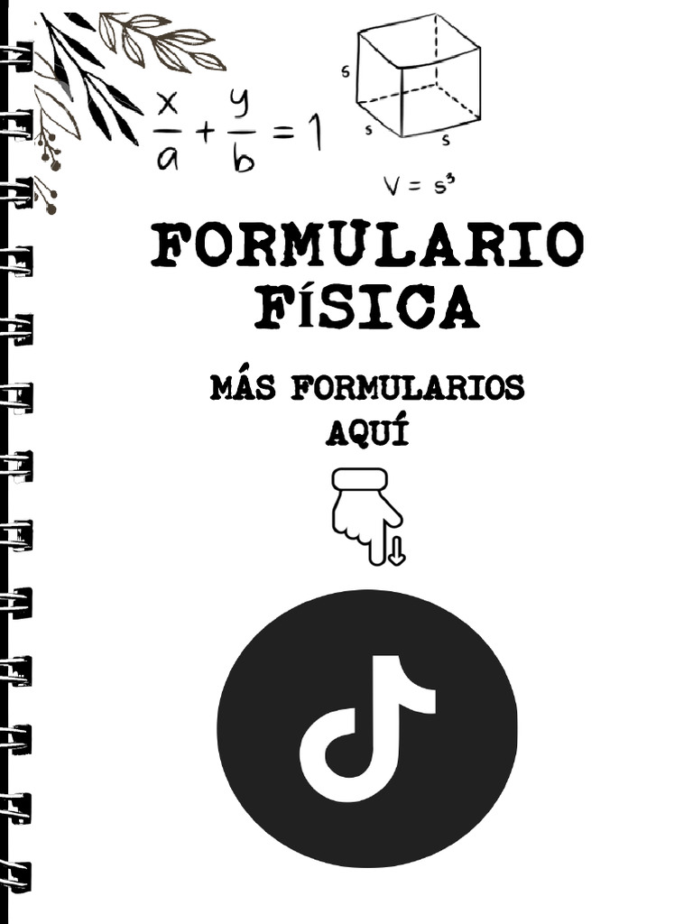 FISICA- FORMULARIO | PDF