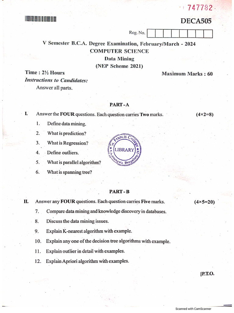 Data Mining 2024 Pdf