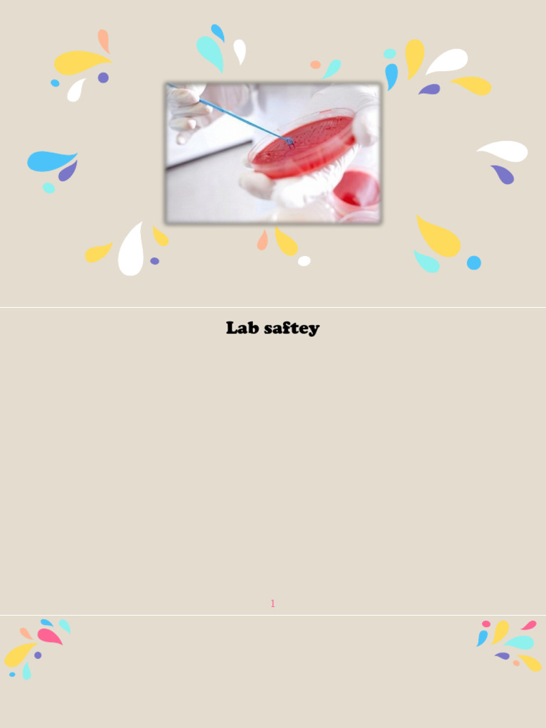 Lab 1 LAB safty ,Instruments & Equipment | PDF