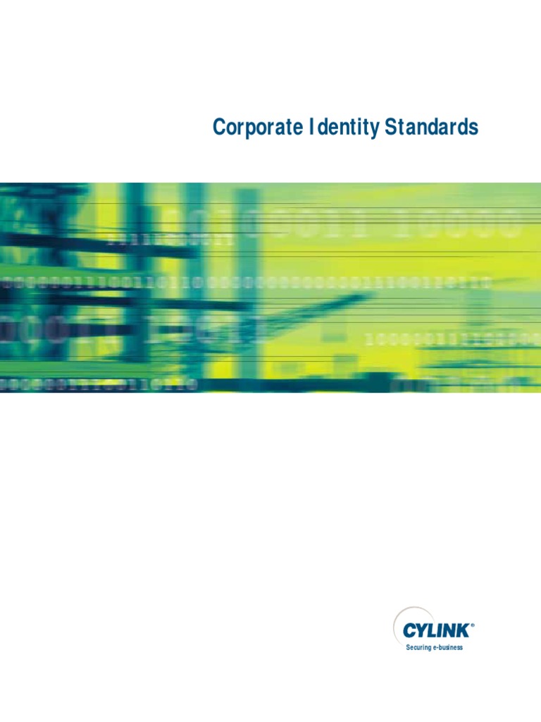 Corporate Identity Standards: Securing E-Business | PDF | Logos ...