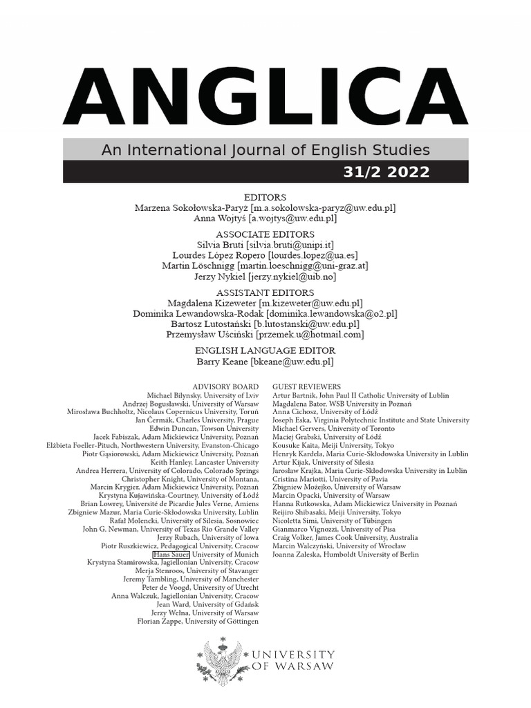 An International Journal of English Studies | PDF | Idiom | Lexicography