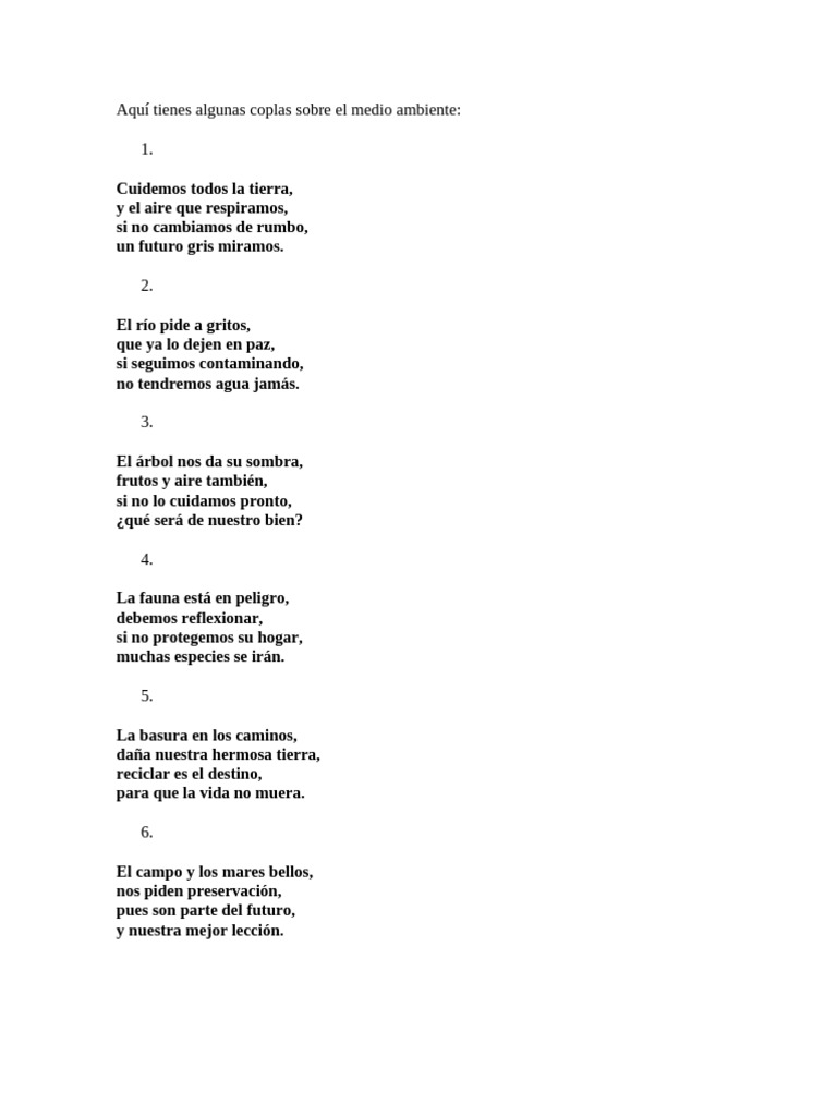 Coplas | PDF
