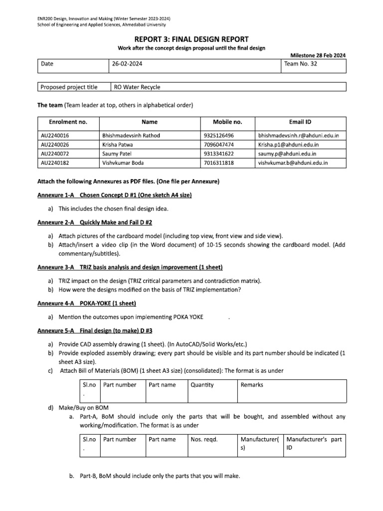 Team 32 Final Design Report | PDF