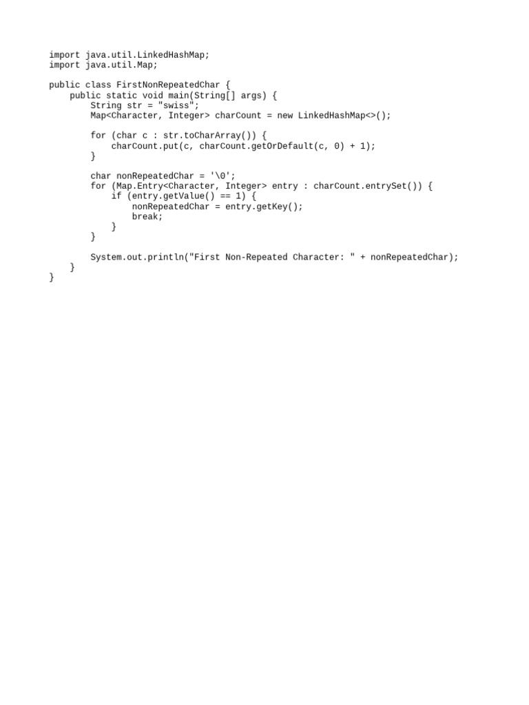 Java String Program | PDF