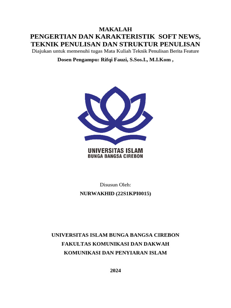 Tugas Pak Rifqi Soft News | PDF