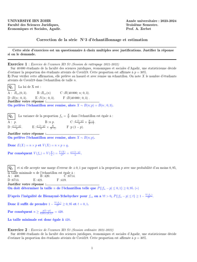 Correction TD3 S3 2023 2024 | PDF