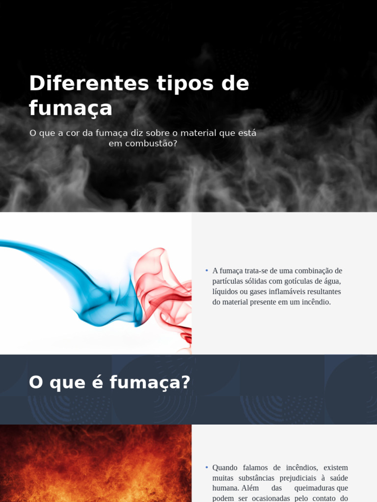 Slide - Tipos de Fumaça 1 | PDF