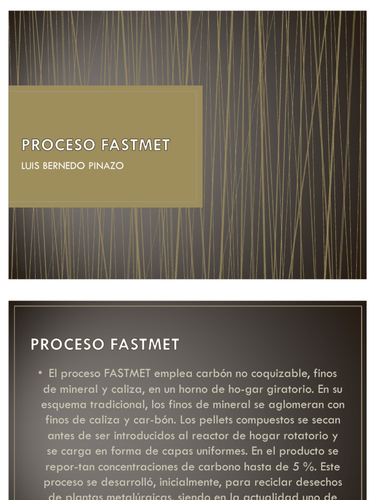 Análisis de Fastmet | PDF | Ciencia y matemáticas