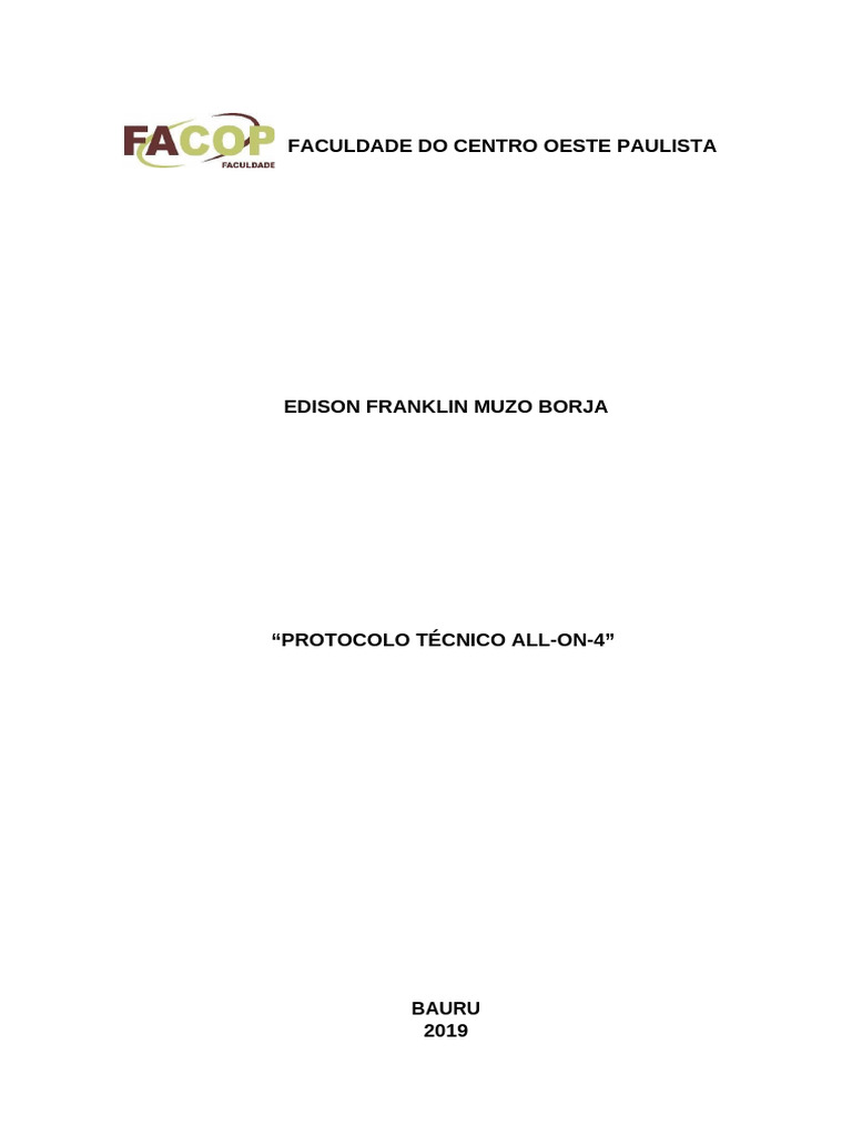 Nueva All-On-4 Edison 09 08 19 | PDF | Dental Implant | Technology ...