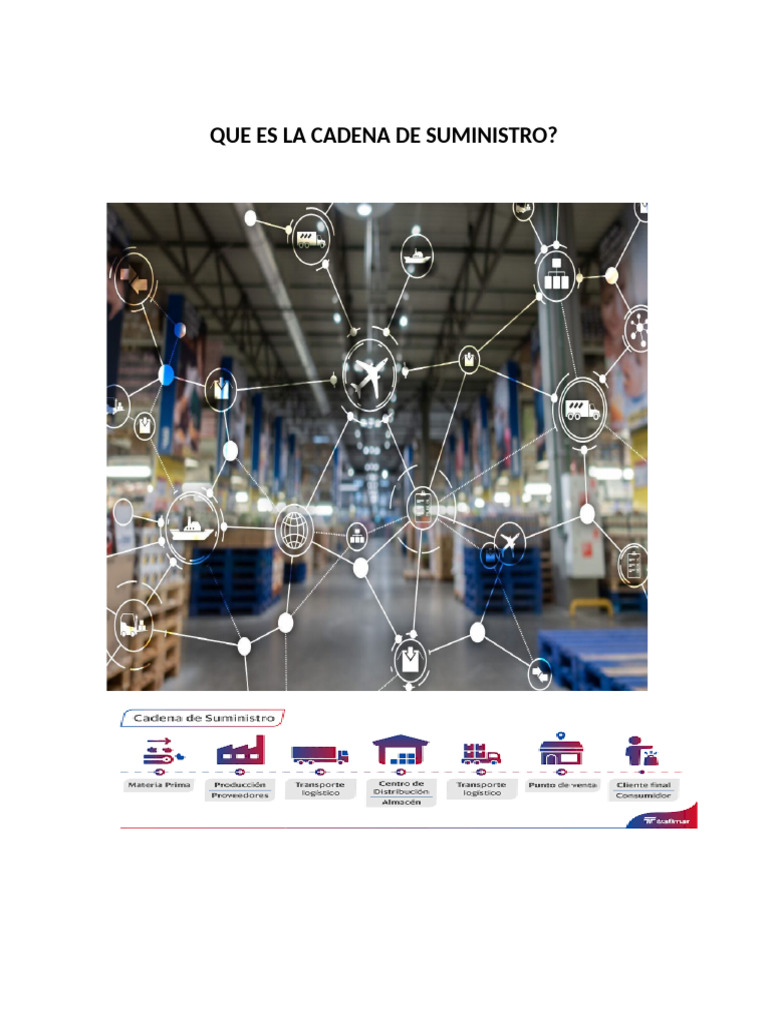 Cadena de Suministro | PDF