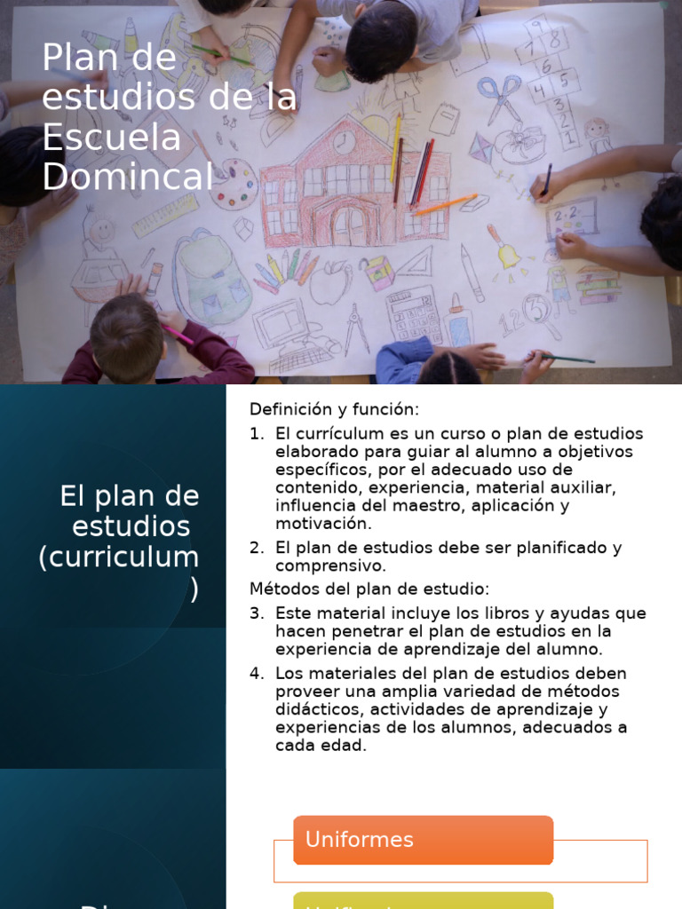 Plan de Estudios Escuela Dominical 2025 | PDF | Plan de estudios ...