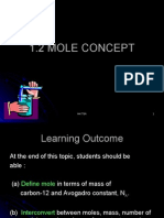 MATTER (1.2 Mole Concept)