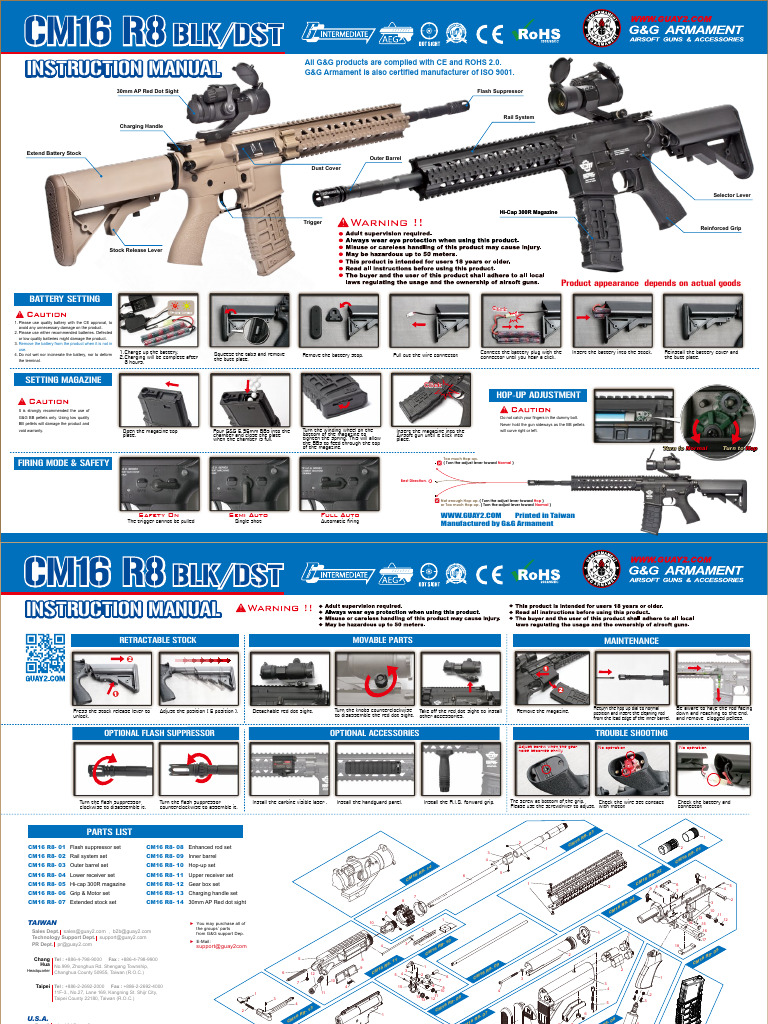 CM16 R8 Manual | PDF