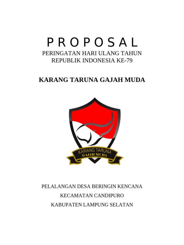 Judul Proposal Dusun | PDF